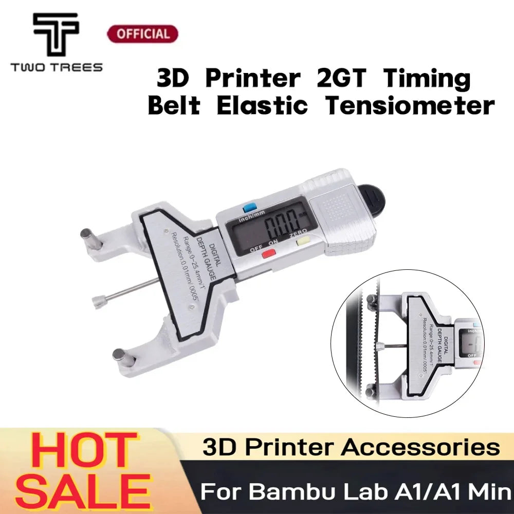 2GT Timing Belt Tension Meter for 3D Printers