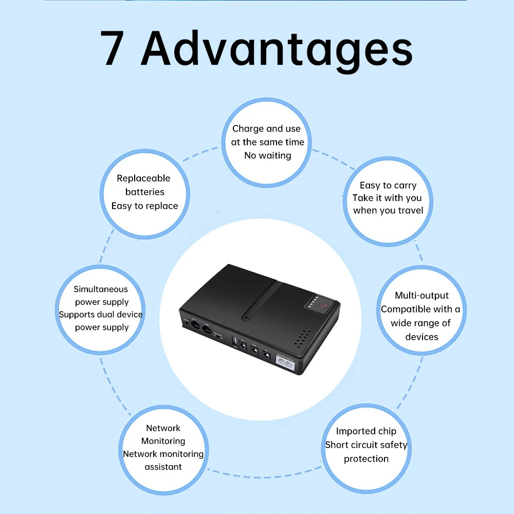 1018L Strømforsyning uden batteri (DC UPS uden batteri)