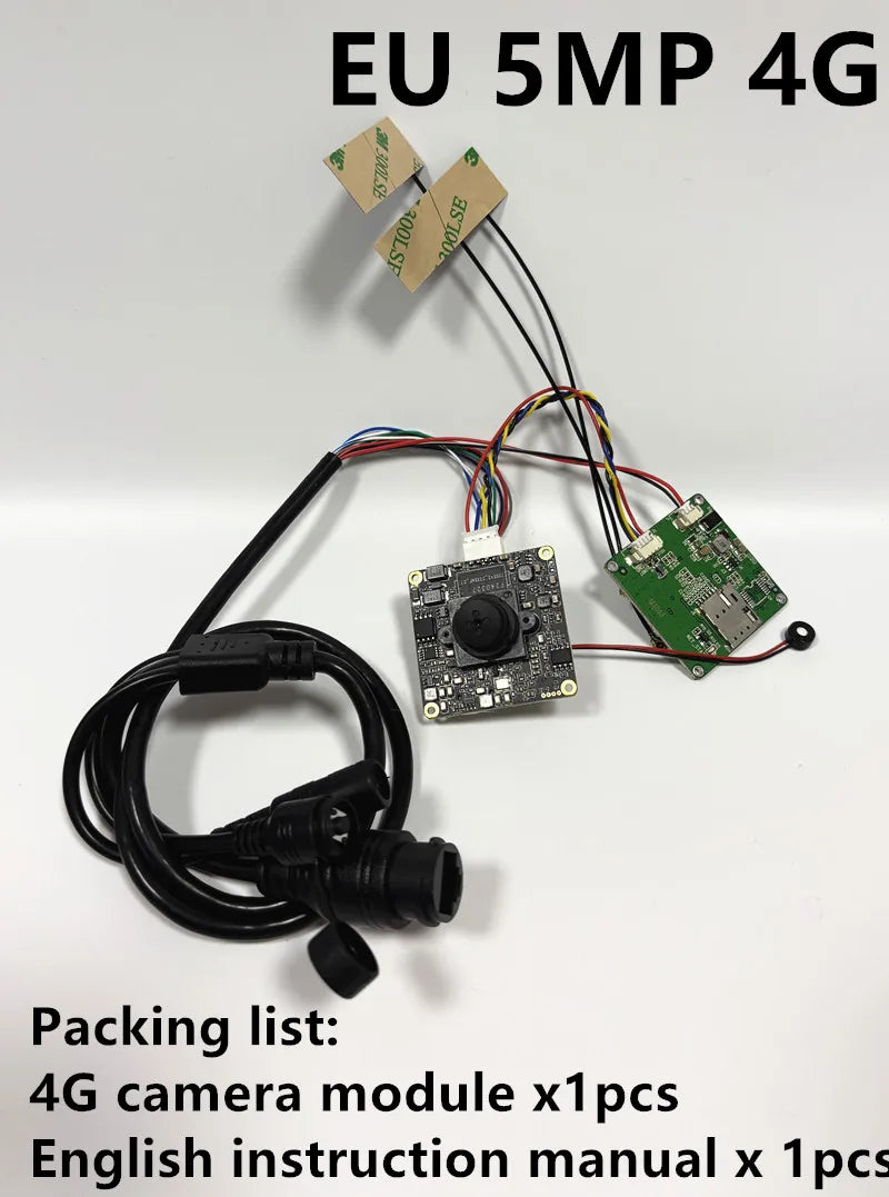 DIY 5MP 4G SIM LTE IP Camera Module