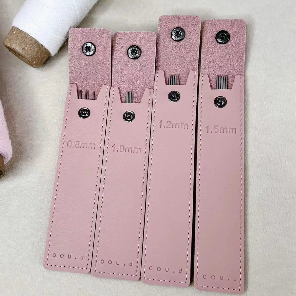 Mini Stainless Steel Knitting Needles, 5 Pieces