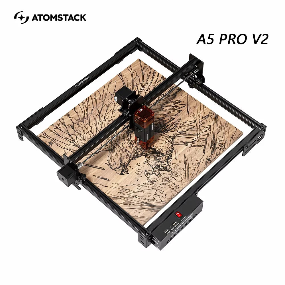 20W Laser Engraver with 400×400mm Area & Bluetooth Control