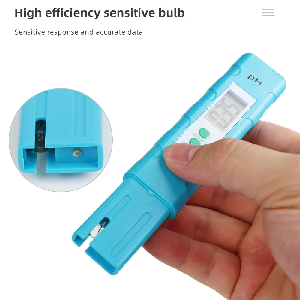 pH-mètre numérique de poche avec mesure de la température