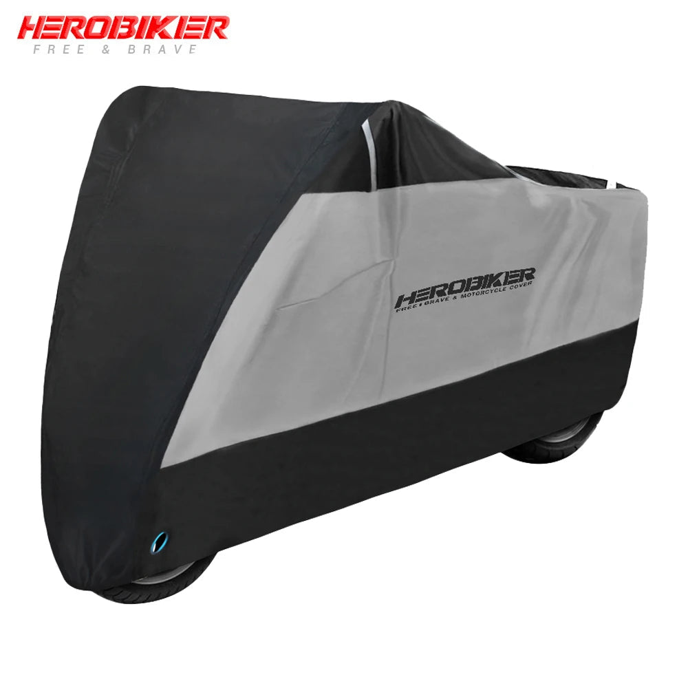 Motorcycle Cover Waterproof Moto Rain Cover Dustproof UV Protective Outdoor Indoor Motocross Scooter Motorbike Cover All Season