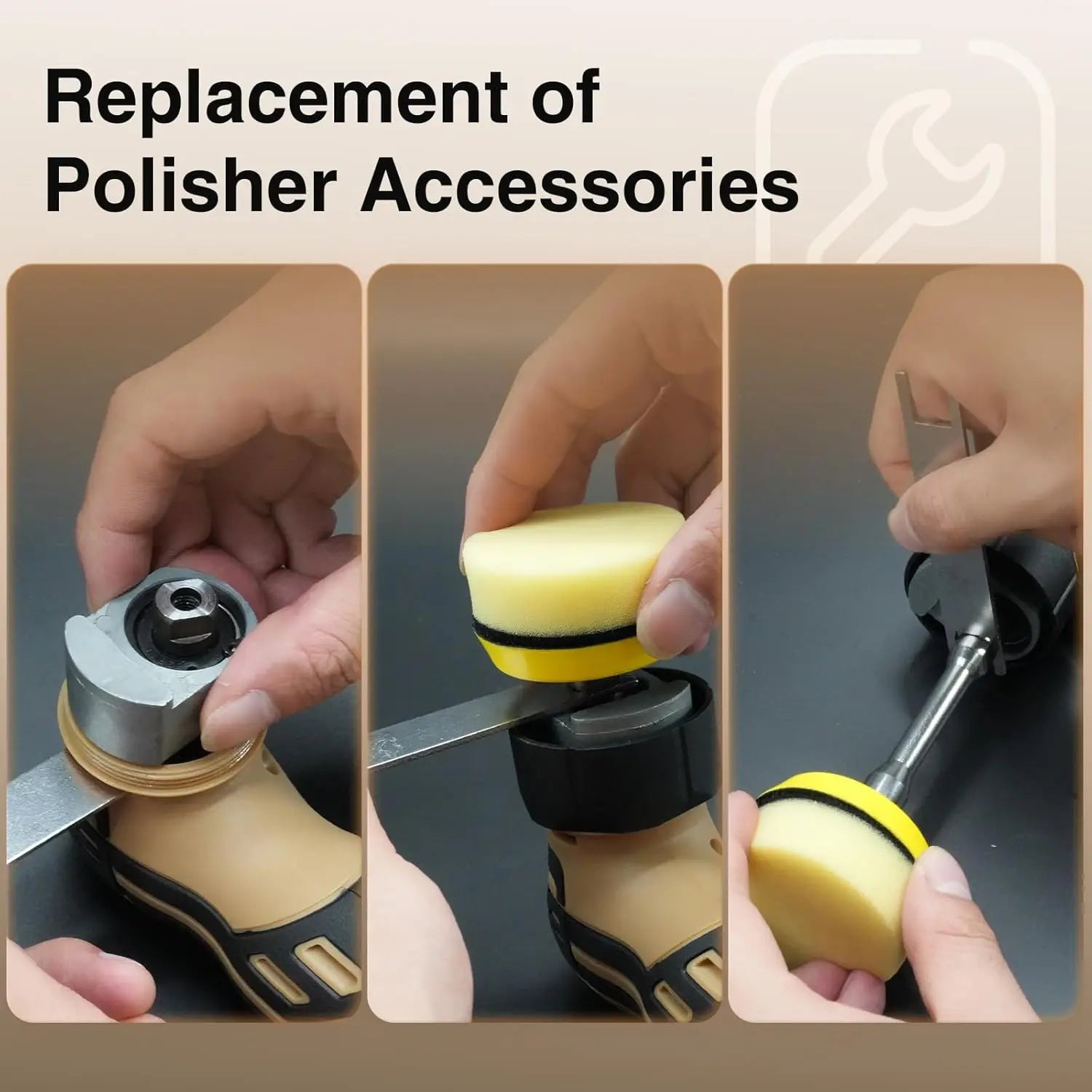 Cordless Mini Polisher with 11 Speeds and 2 Batteries