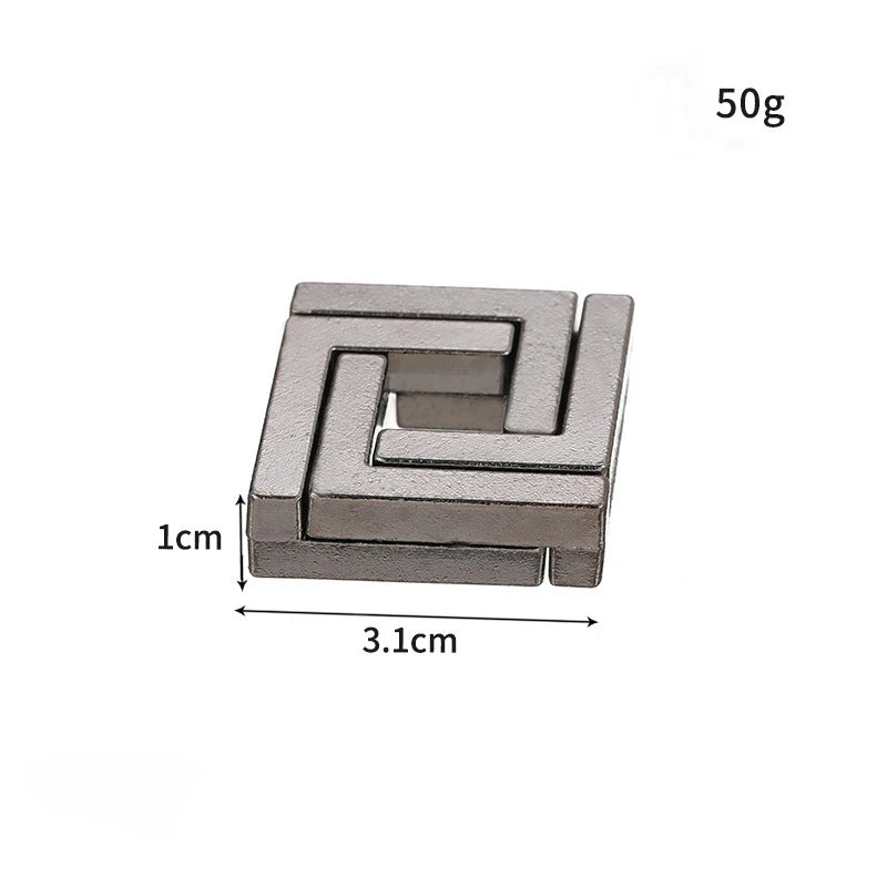 Interlocking hjärntrasselpussel – designalternativ