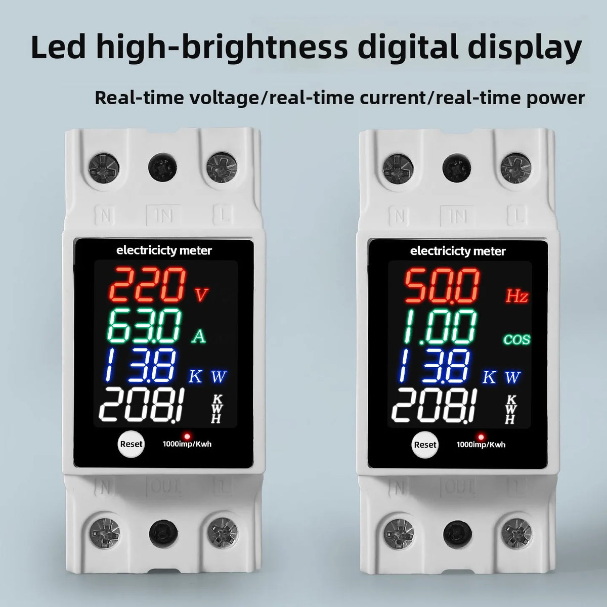 DIN-Rail Digital Energy Meter