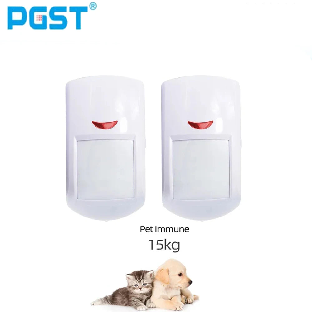 PGST intelligent alarm device, 433MHZ anti robot terminal detector, intelligent life control, human body detector, smoke alarm