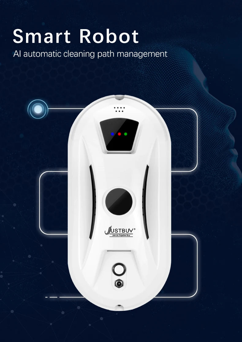 Robotický vysavač na okna pro bez námahy čištění skla