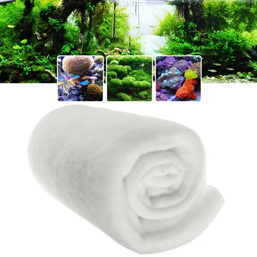Manta filtrante para aquário recortável, 120 × 30 × 0.5 cm