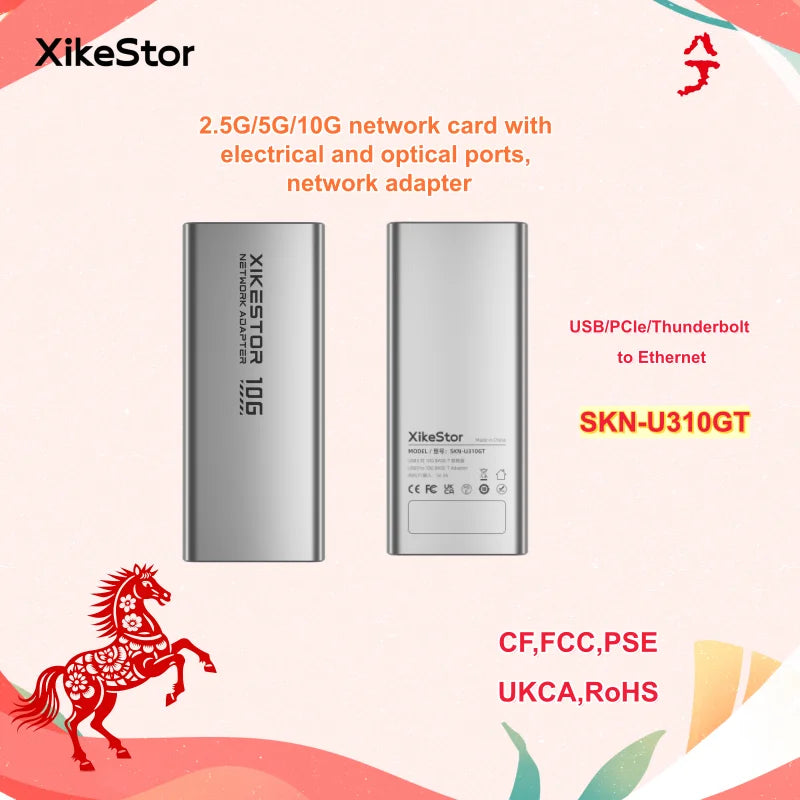 USB-C to 10Gb Ethernet Adapter Thunderbolt Compatible RJ45
