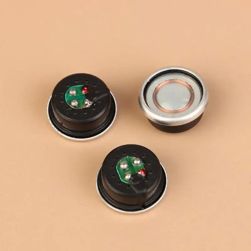 Dynamic Microphone Cartridge Capsule, 20 mm, Pack of 1 or 3