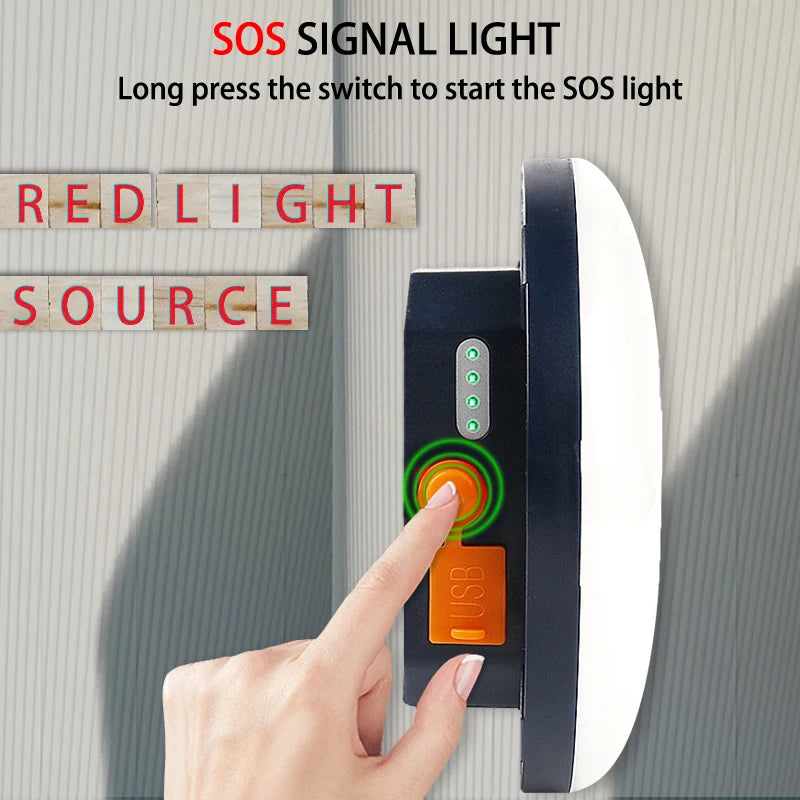Rechargeable LED Tent Light Portable Emergency Lantern