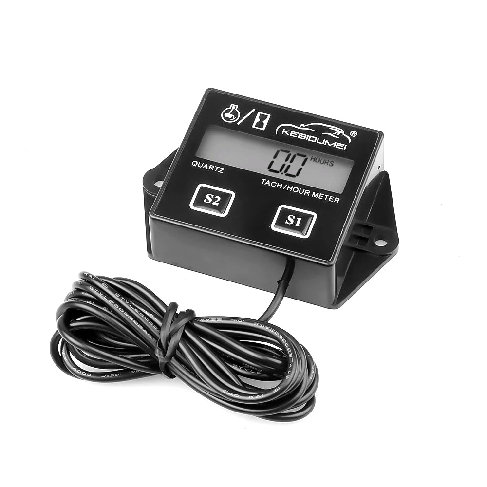 Digital Engine Tachometer and Hour Meter