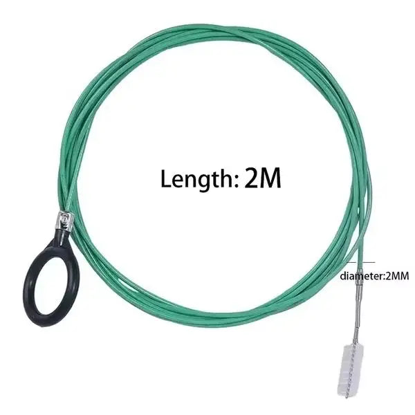 2/3m Car Sewer Unclogger Cleaning Brush Car Sunroof Long Hose Drain Hole Drain Unclogger Car Pipe Tool Cleaner Auto Accessories