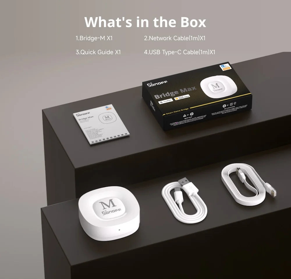 Bridge-M Matter and Zigbee Smart-Home Bridge