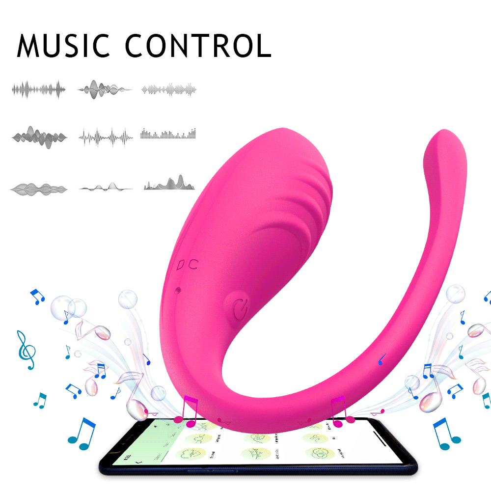 Œuf vibrant portable contrôlé par application avec 9 modes pour couples