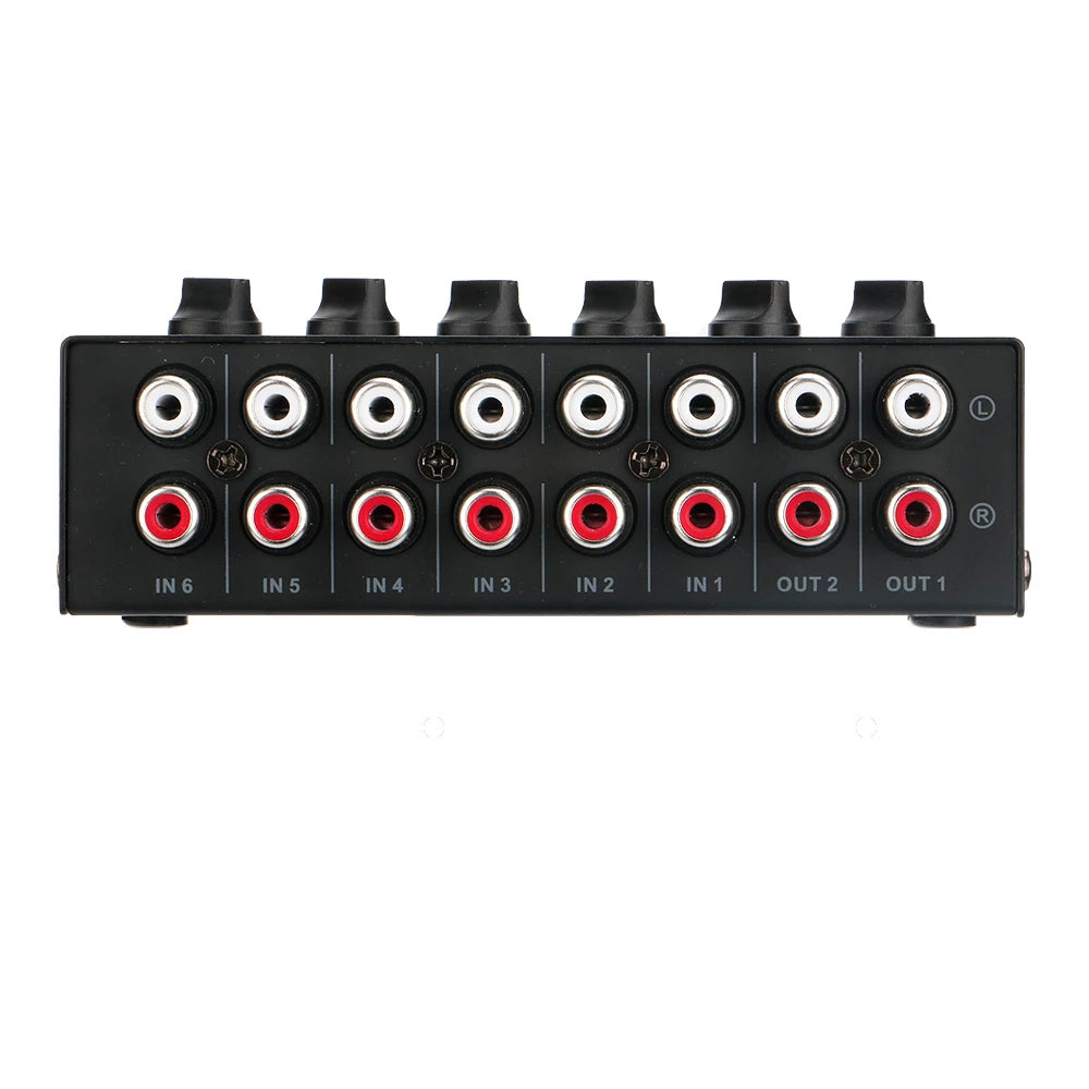 Passive Stereo Mixer - Four or Six Channels