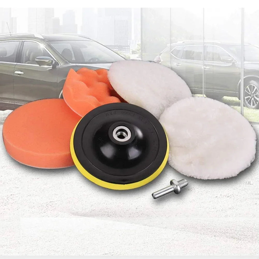 Car Polishing Pad Kit, 3/4/5-Inch Options
