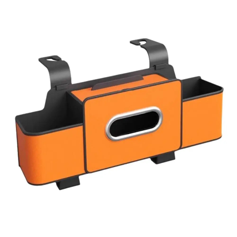 Seat-Back Car Organiser with Tissue and Cup Storage