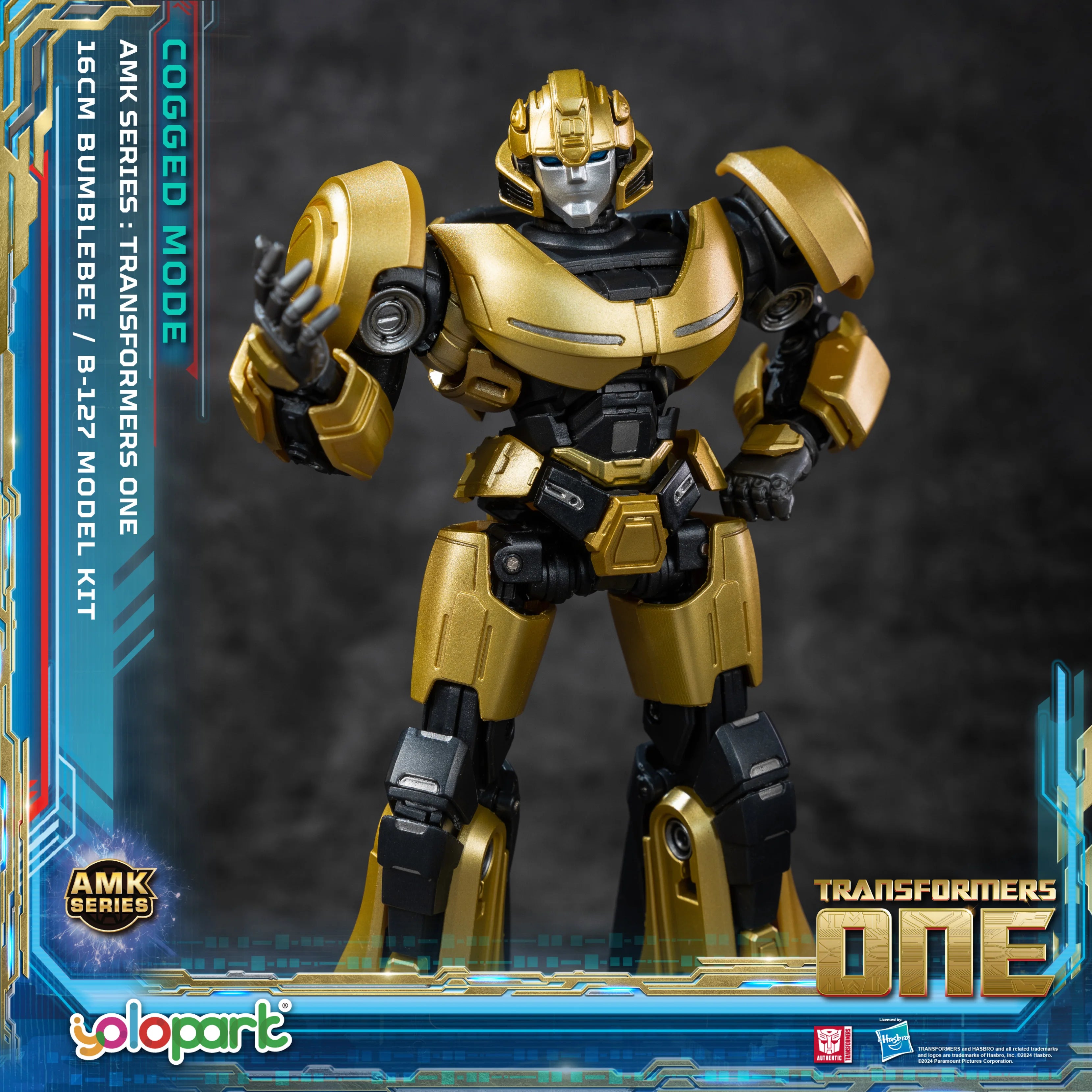 YOLOPARK Bumblebee Transformers figurka v ozubeném režimu