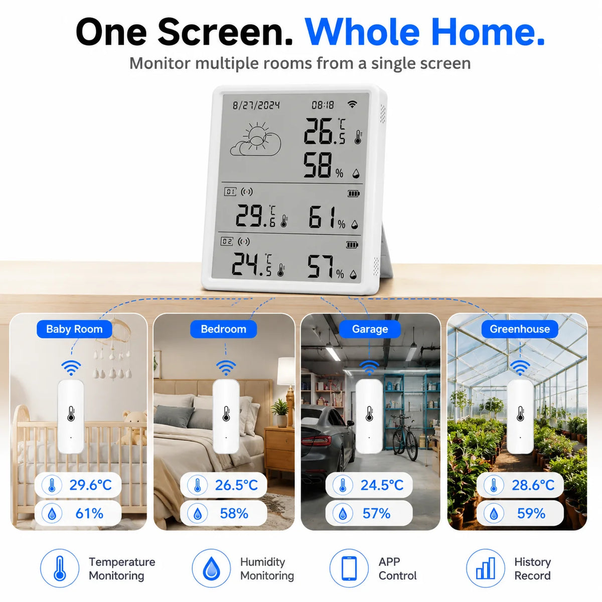 TH16 Wi-Fi Climate Station - Sensor Options
