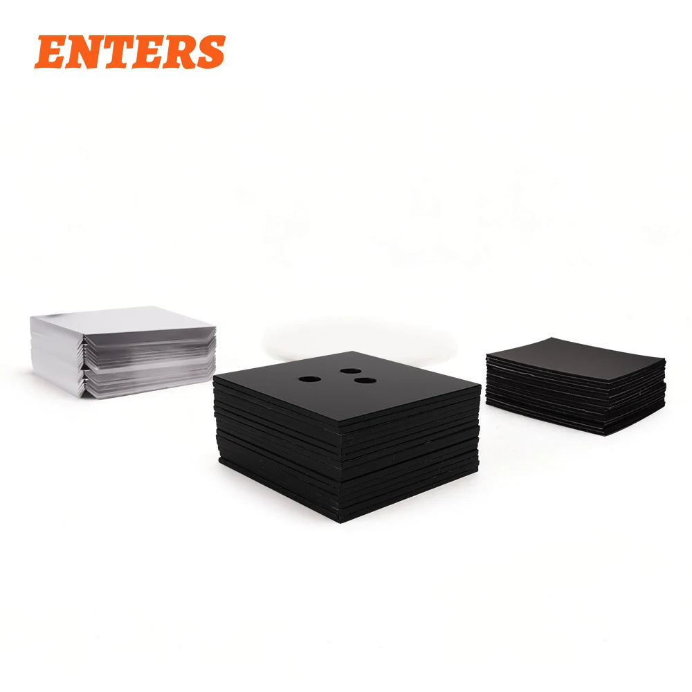 500 készlet 63,5×63,5 mm/2,5×2,5 hüvelyk méretű anyagok hűtőmágnes készítéséhez DIY kézműves