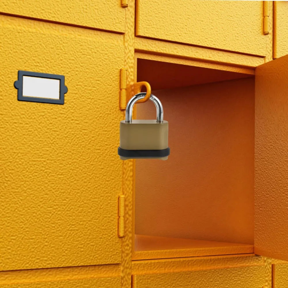 Number Lock, Resettable 4-Digit Combination Padlock, Waterproof and Heavy Duty, Number Combination Lock, 2 Pieces