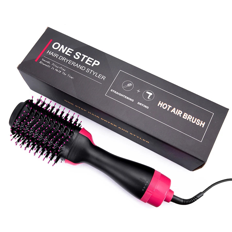 Multi-Function Hair Dryer Brush Blow Dryer Brush 4 In 1 Styling Tools Styler Volumizer Hot Air Straightener Brush For All Hair