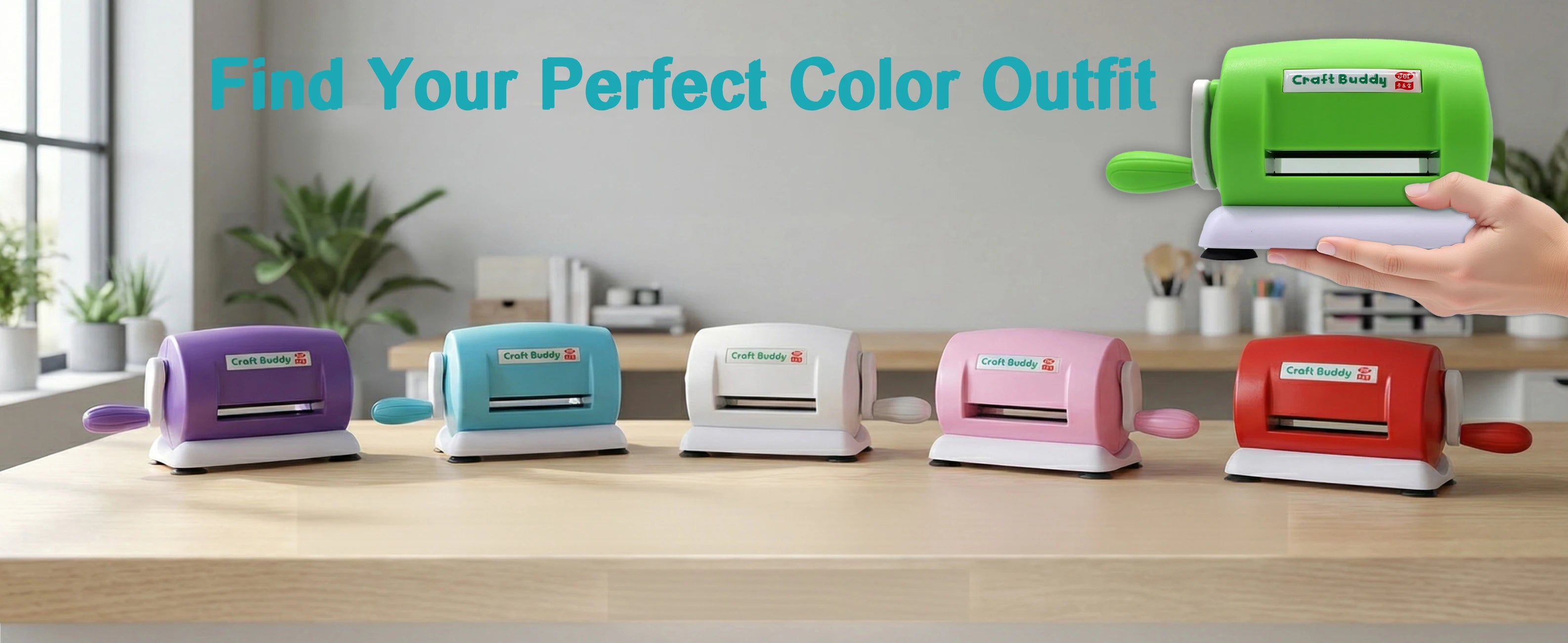 Handmatige stans- en embosmachine voor scrapbooking
