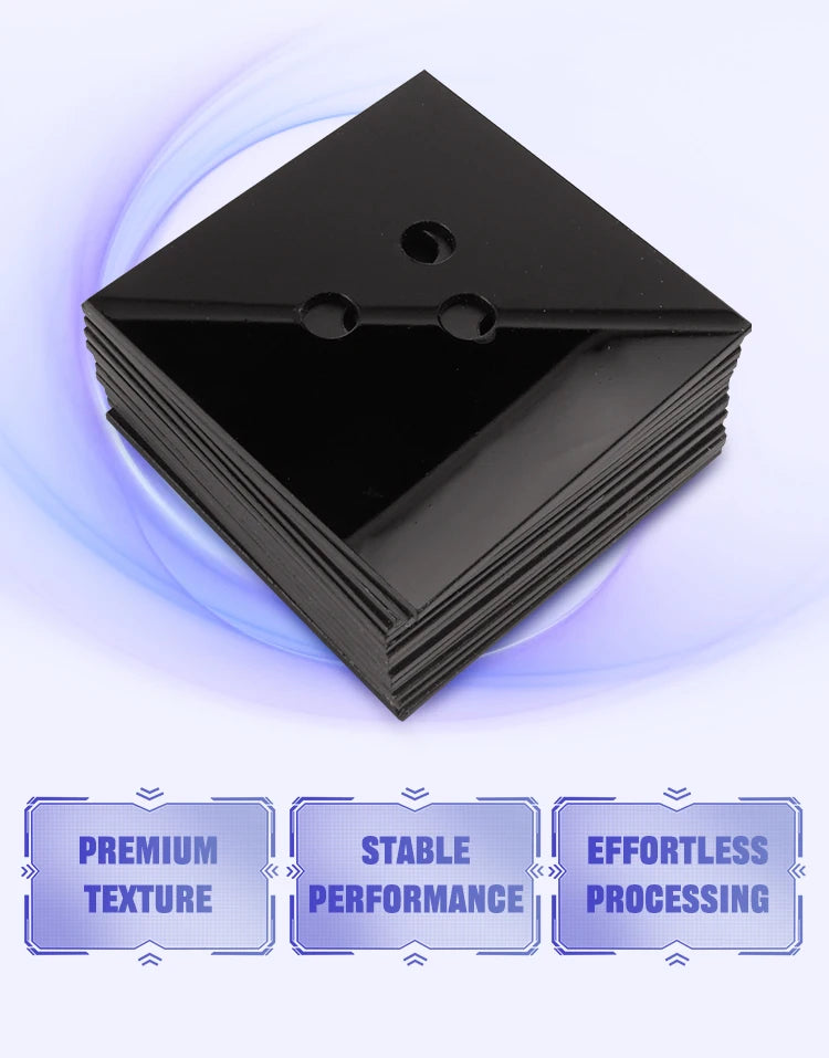 500 készlet 63,5×63,5 mm/2,5×2,5 hüvelyk méretű anyagok hűtőmágnes készítéséhez DIY kézműves