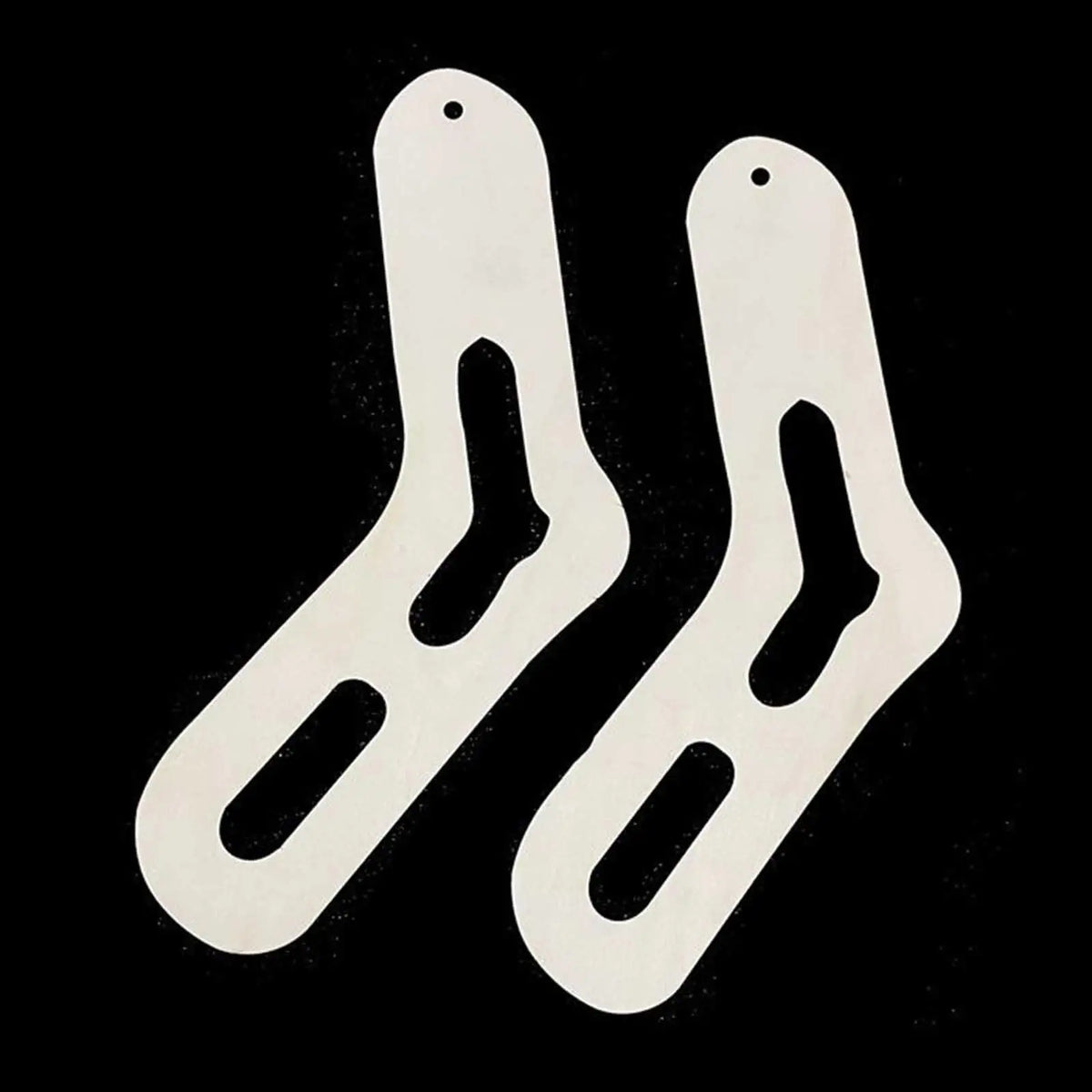Wooden Sock Blockers — Pair