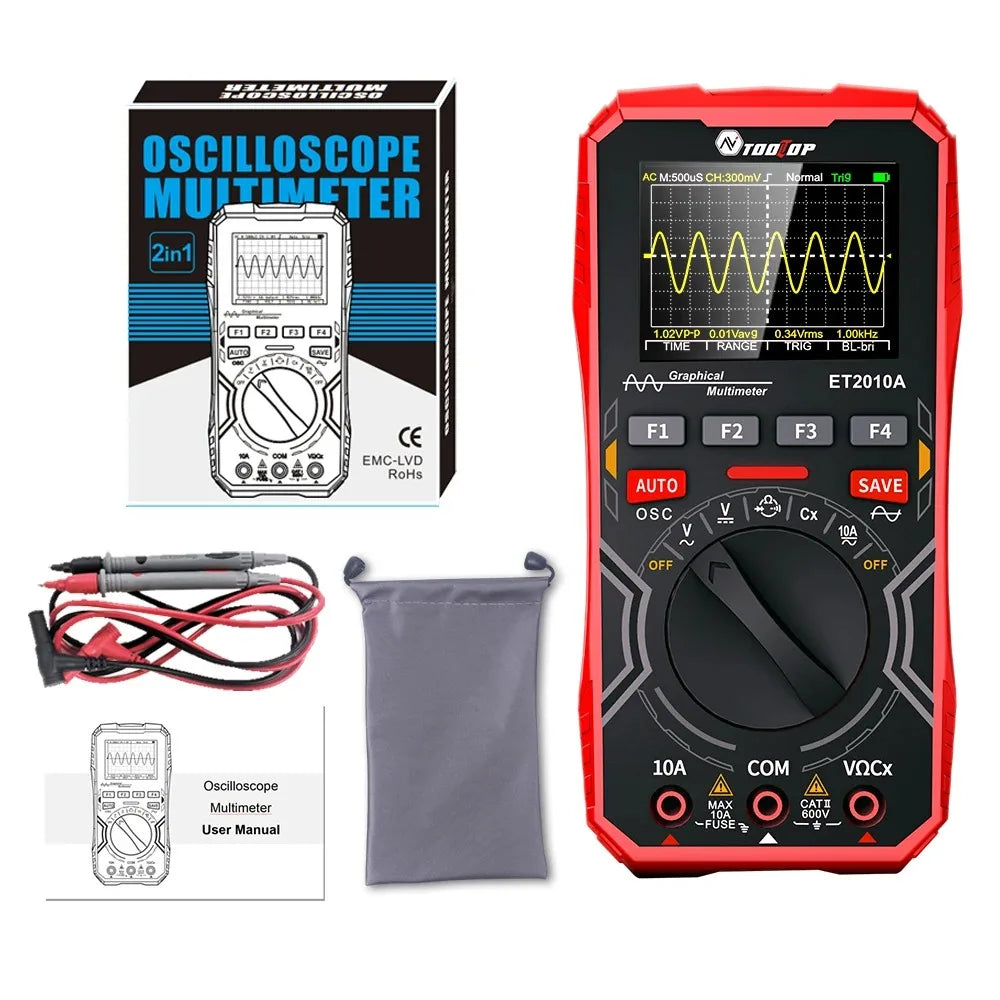 Oscilloscope multimètre portable ET2010A