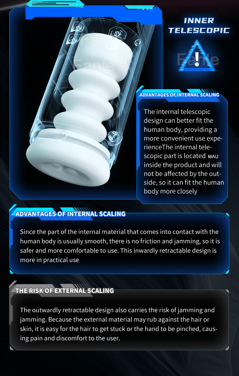 Чоловіча мастурбаційна чаша телескопічний нагрітий мастурбатор із присмоктуванням