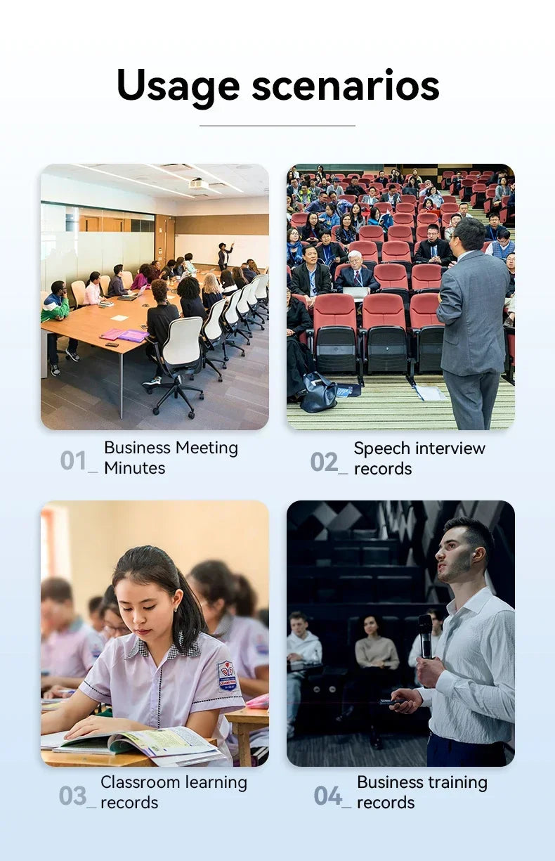 APP Mini Voice Recorder Activated Recording Micro Dictaphone Digital Audio Smart Recorder Noise Reduction Sound Recorder