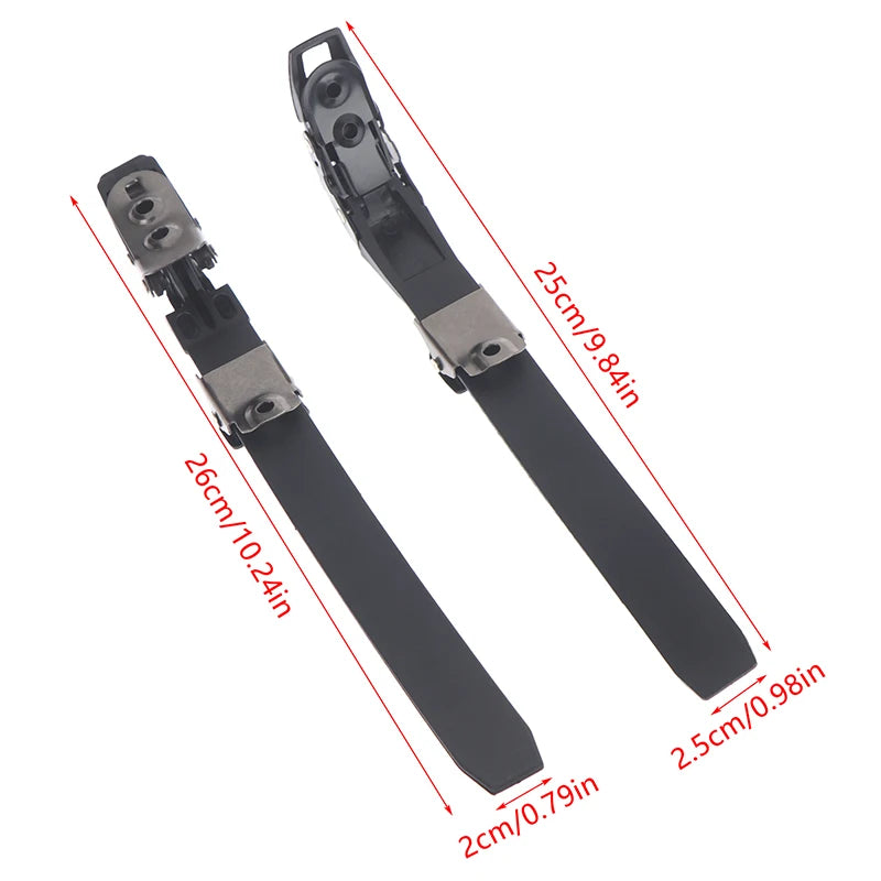 Replacement Inline Skate Buckle Straps, 2 Sets