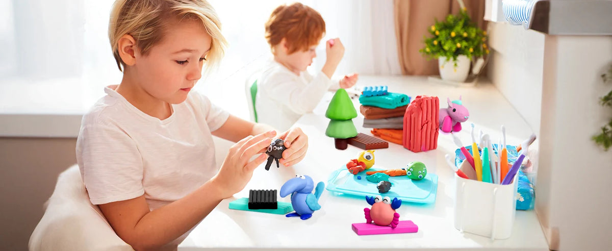 24-Colour Modelling Clay Kit with Sculpting Tools