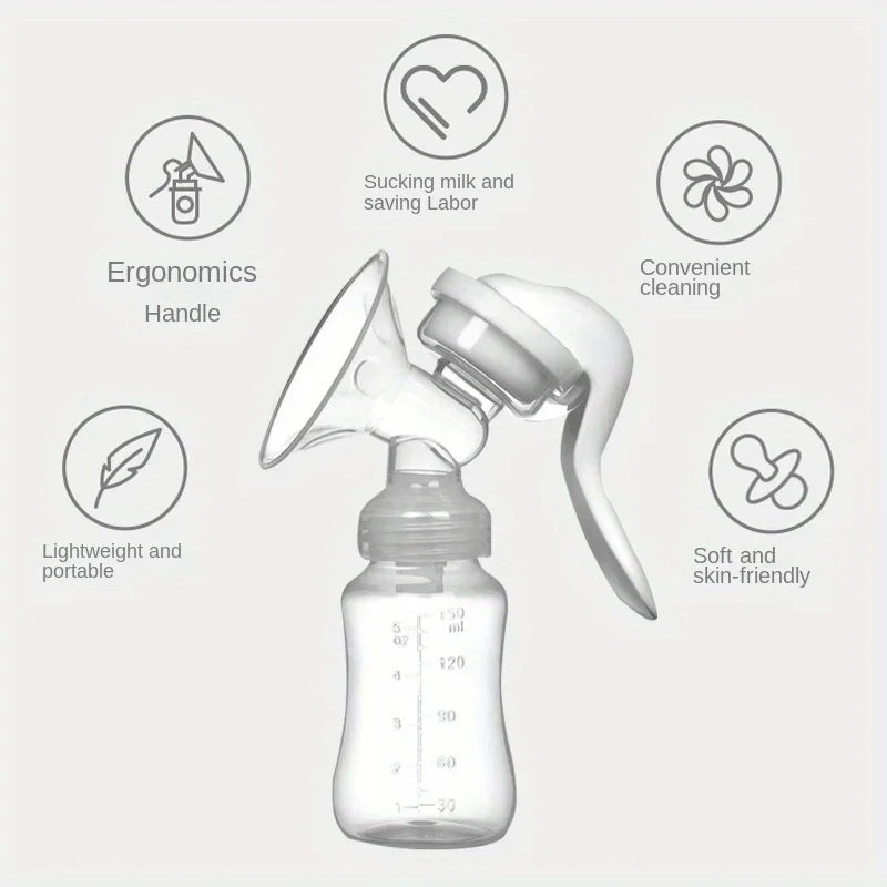 Manual Breast Pump, Single Portable Unit