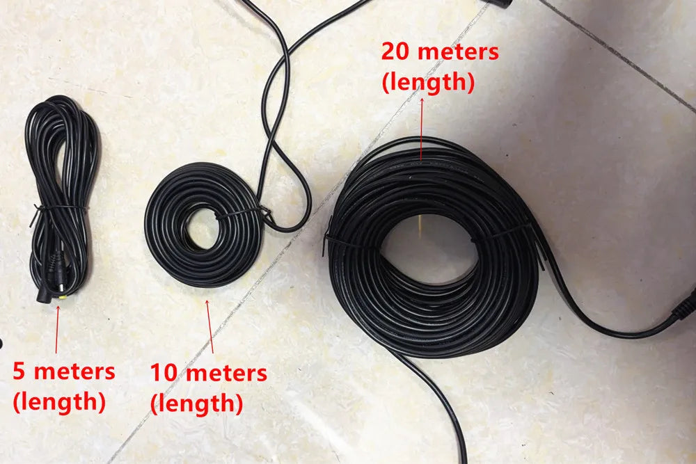 Cabo de Alimentação de Extensão DC 12V Masculino para Feminino 2,1mm x 5,5mm Preto
