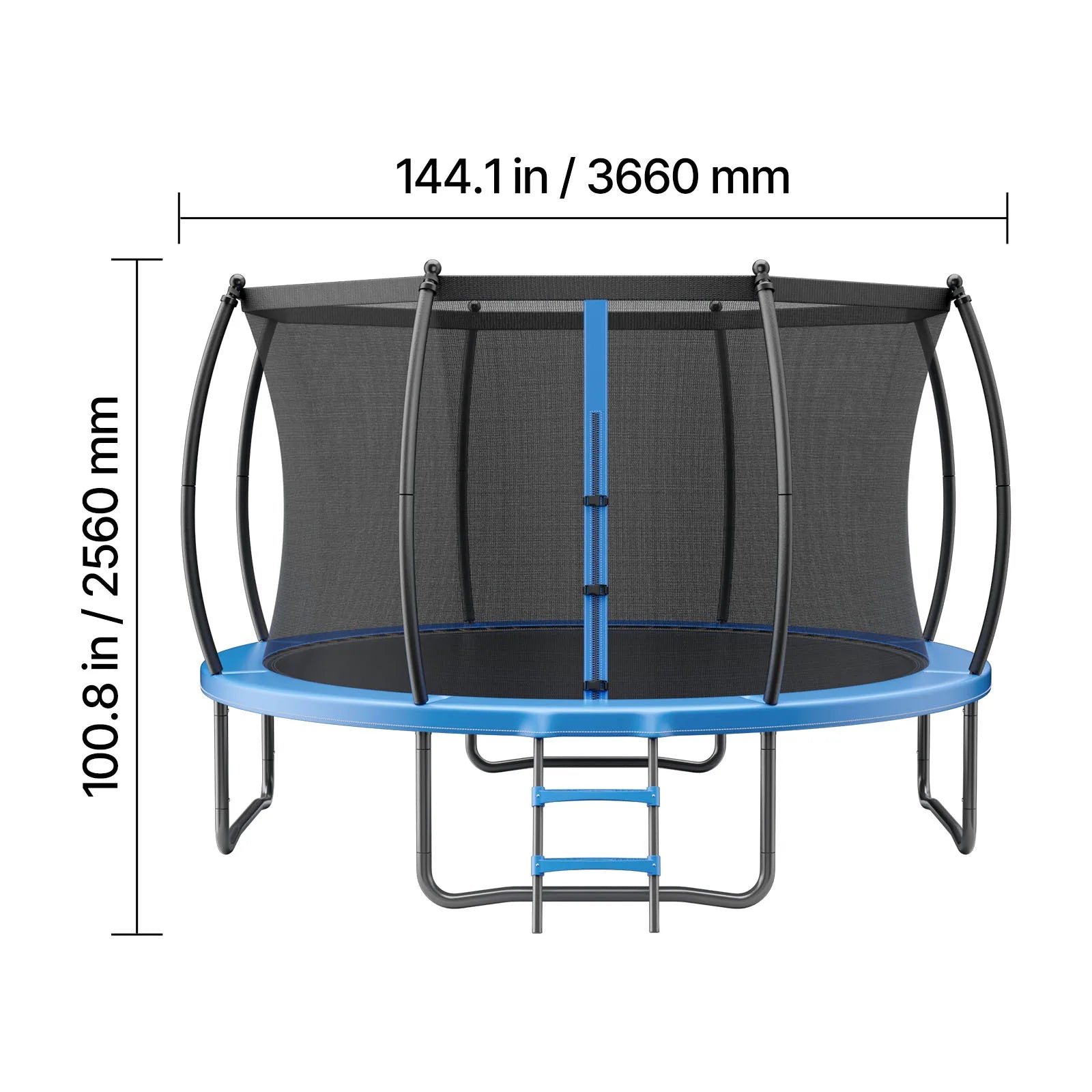 Vonkajšia trampolína s ochrannou sieťou 8–14 FT, odolná sada pre deti