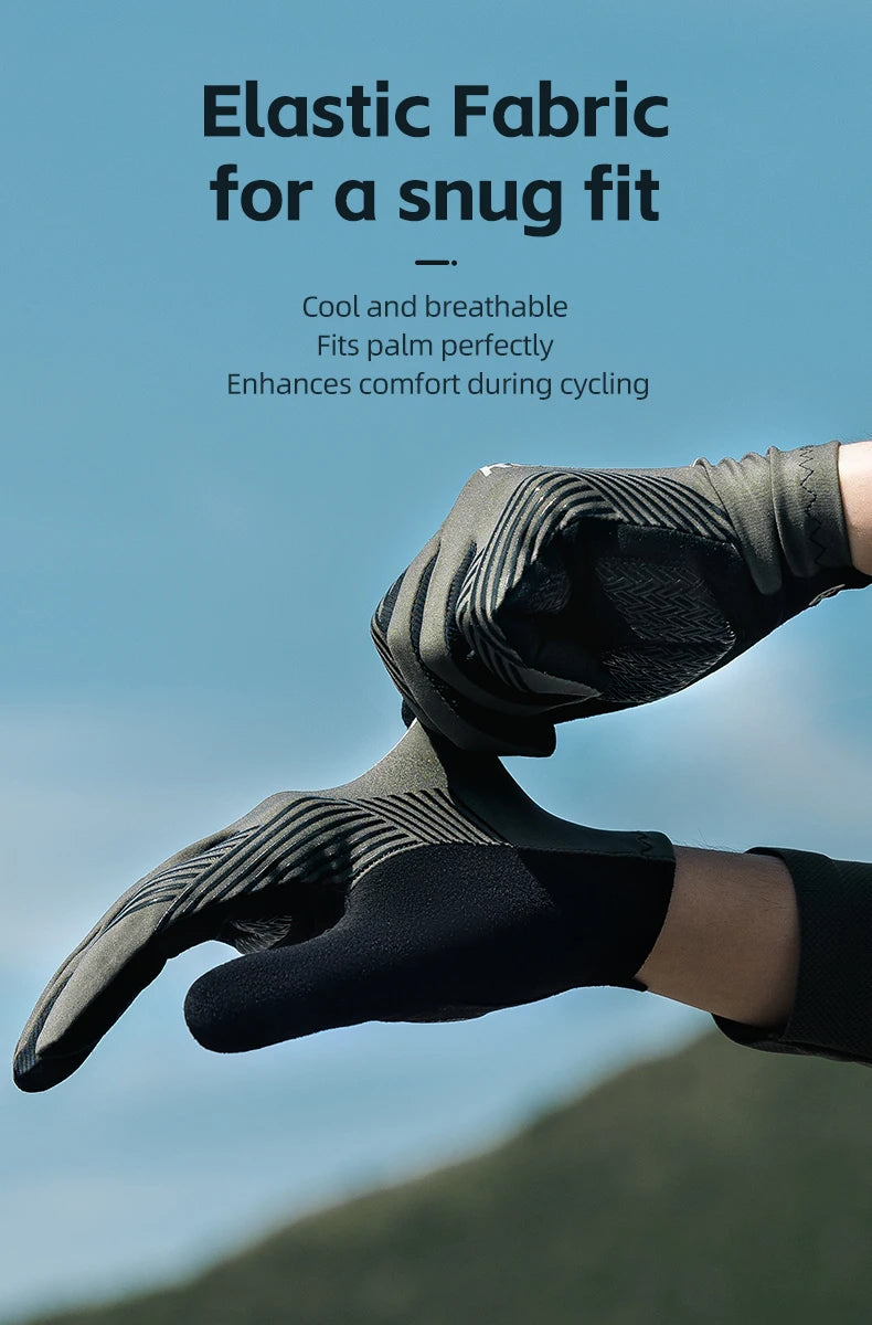 Breathable Cycling Gloves with Touchscreen Grip for Road & MTB