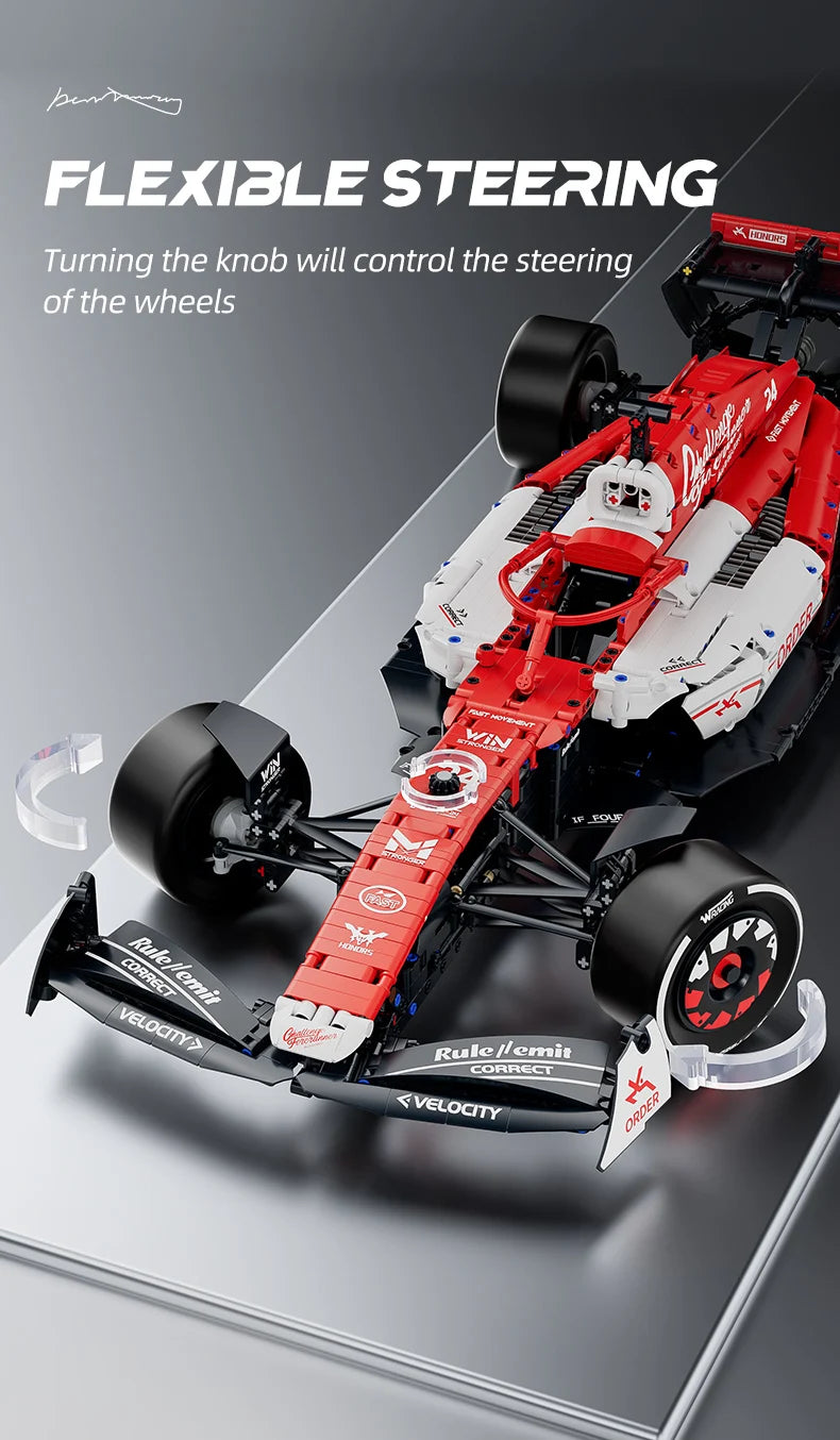 1:8 Race Cars 1770PCS Building Set – Collectible Model Car Kit