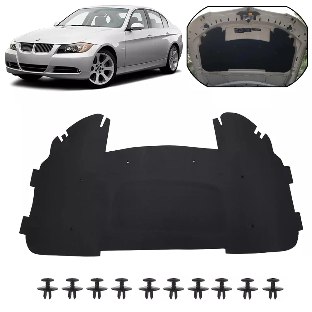 Front Hood Engine Insulation Pad for E90 E91 E92 E93