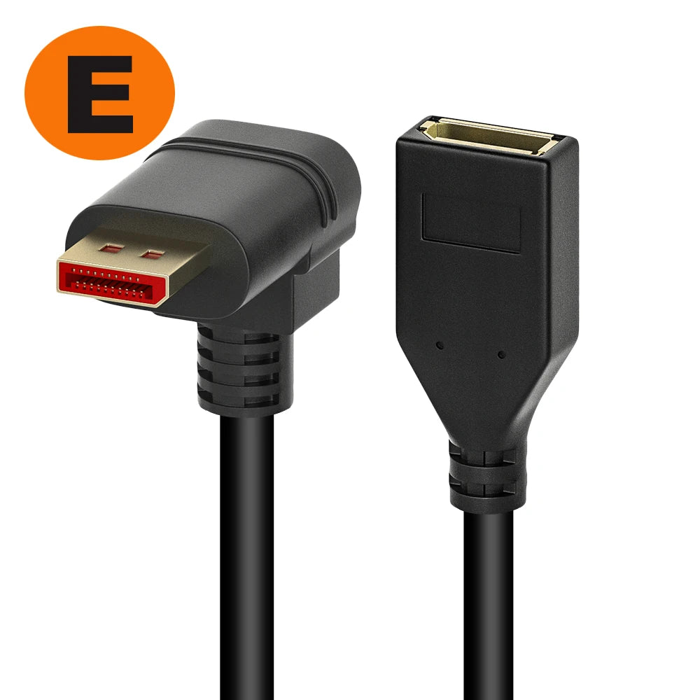 Zahnutý adaptér DisplayPort 1.4