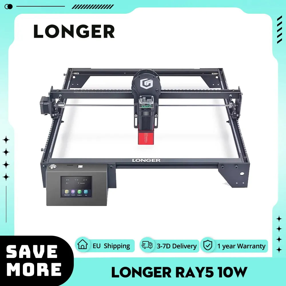 LONGER RAY5 10W Laser Engraver with Precision 0.06mm Spot