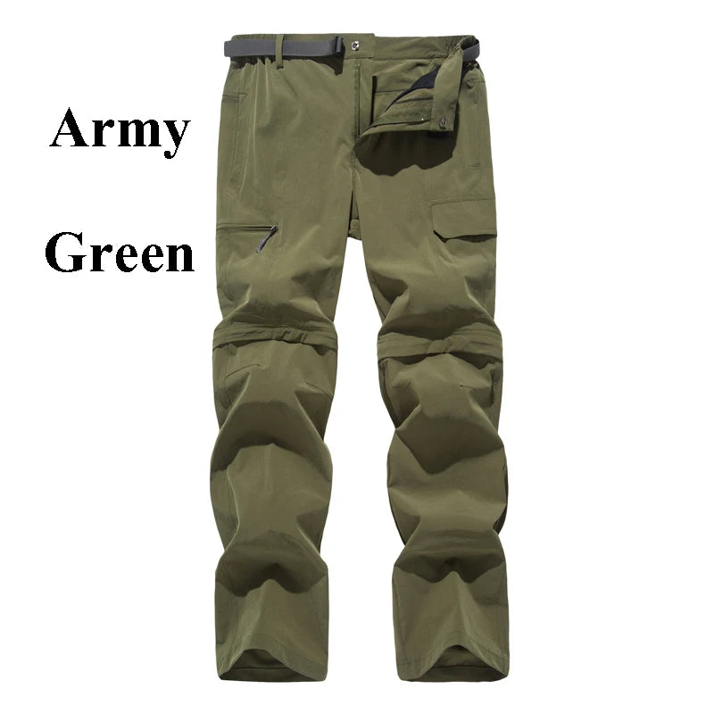 Pantalon de randonnée pour homme Fanuocetar amovible, sèche rapidement, camping, trekking, activités outdoor, pantalon stretch résistant aux rayures