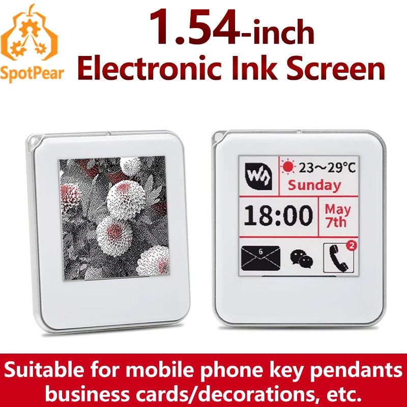 1.54-Inch NFC E-Paper Keyring Display