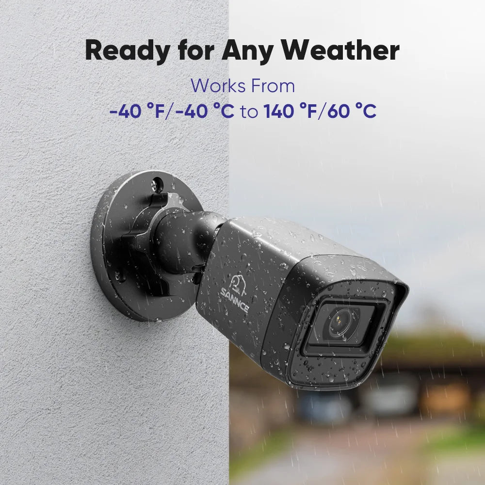 8 Channel 1080P DVR Security Camera System with 4 Cameras