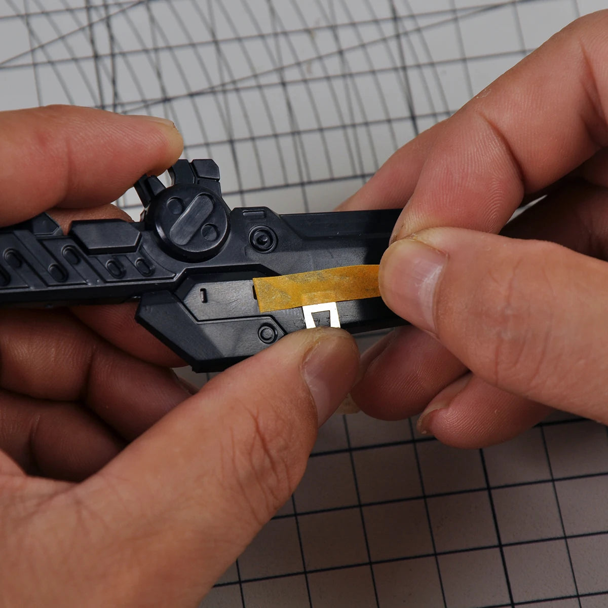 Scale Model Scribing and Engraving Template