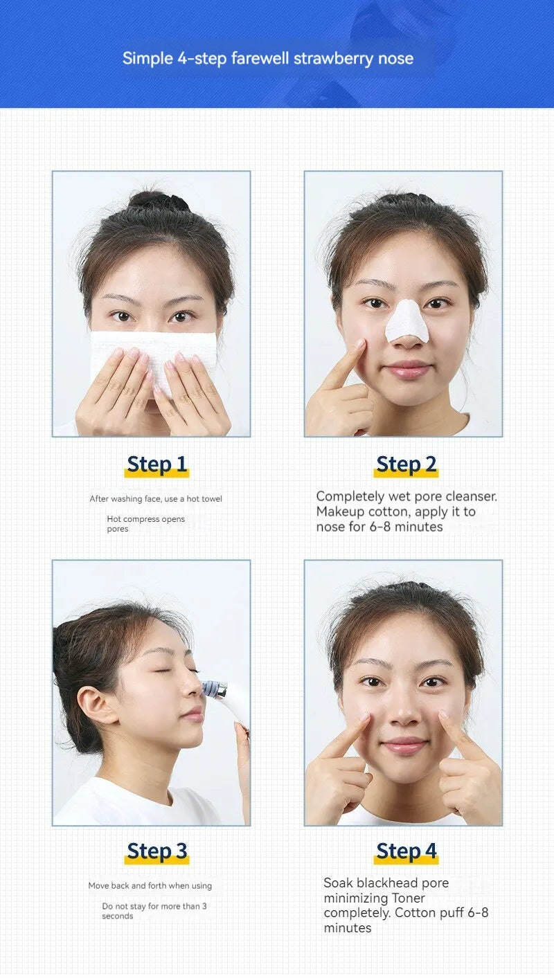 Elektrisk fjernelse af hudorme porerensningsværktøj