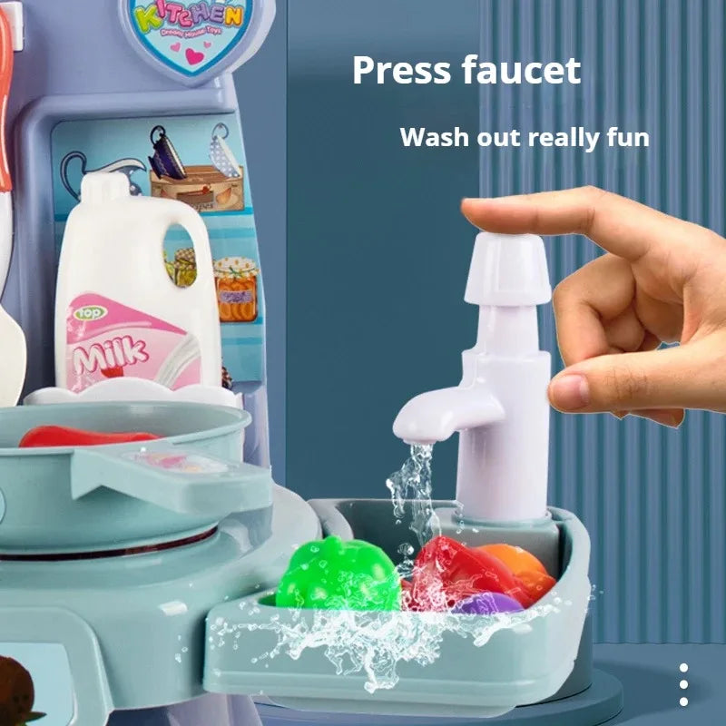 Children's Pretend-Play Kitchen Set